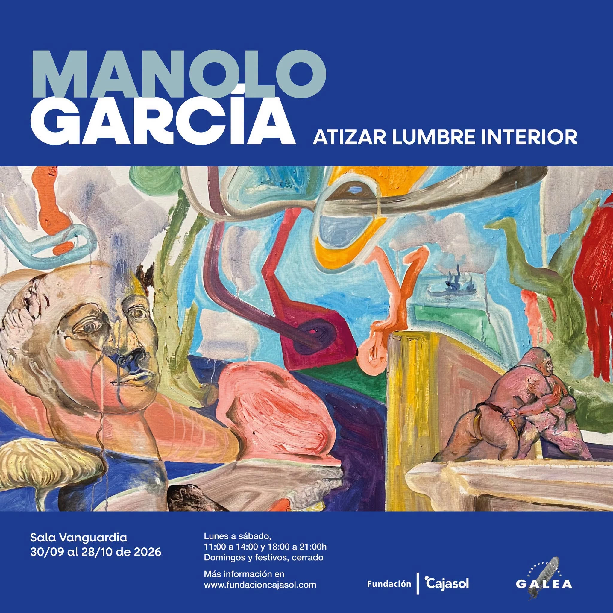 Folleto de la exposición. Fundación Cajasol. Galea.